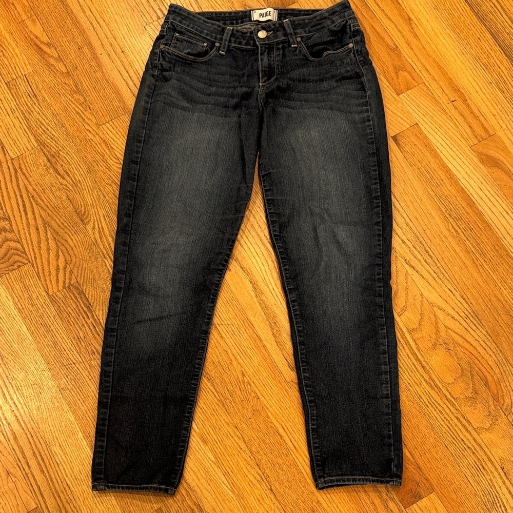 PAIGE Women's Dark Wash Skinny Jeans